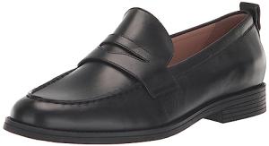 Cole Haan Women's Black Leather Penny Loafer