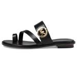Michael Kors Vera Black Flat Thong Sandal