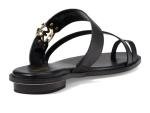 Michael Kors Vera Black Flat Thong Sandal