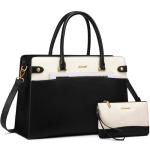 Stylish Vintage Leather Laptop Tote Bag for Women
