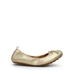 Gold Bowknot Foldable Ballet Flats for Women