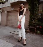 JENN ARDOR Black Pointed Toe Stiletto Heels