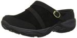 Easy Spirit Black Suede Equinox Mules for Women
