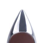 Elisabet Tang Silver Pointed Toe Stiletto Heels