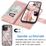 Luxury Marble Wallet Case for iPhone 14 Plus