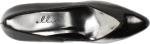 Ellie Shoes Women's Black Patent Pumps, X-Wide