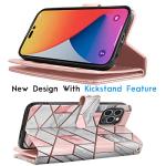Luxury Marble Wallet Case for iPhone 14 Plus