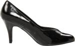 Ellie Shoes Women's Black Patent Pumps, X-Wide