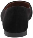 Black Microsuede Women's Pointed-Toe Ballet Flats