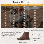 Vepose Lace-Up Ankle Combat Boots - Cognac 8