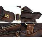 Vintage Leather Crossbody Sling Bag for Adventures