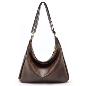 Celestina Vegan Leather Slouchy Hobo Bag