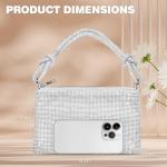 Sparkly Rhinestone Clutch Purse for Women