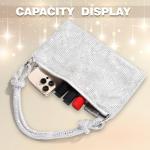 Sparkly Rhinestone Clutch Purse for Women