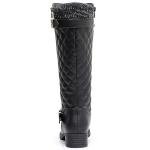 Globalwin Tall Black Knee-High Riding Boots for Women