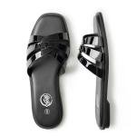 Trary Women's Soft Leather Open Toe Sandals