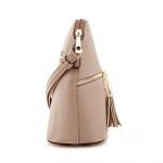 SG SUGU Lunar Medium Dome Crossbody Bag - Beige