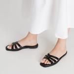 Trary Women's Soft Leather Open Toe Sandals