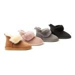 Dearfoams Women's Shearling Foldover Water Resistant Boot