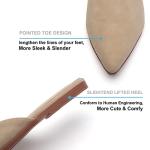 Tilocow Women’s Pointed Toe Backless Mules