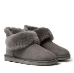 Dearfoams Women's Shearling Foldover Water Resistant Boot