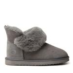 Dearfoams Women's Shearling Foldover Water Resistant Boot