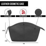 Ili New York Leather RFID Cosmetic Pouch
