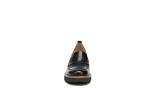 Naturalizer Women's Black Leather Heeled Loafers