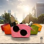 Ili New York Leather RFID Cosmetic Pouch