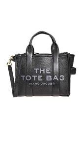 Marc Jacobs Black Leather Small Tote Bag