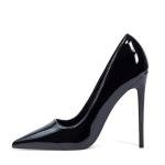 Elisabet Tang Black Pointed Toe Stiletto Heels