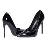Elisabet Tang Black Pointed Toe Stiletto Heels