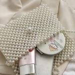 SHESRA Luxury Pearl Crossbody Evening Bag