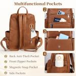 Rainsmore Designer Convertible Backpack Purse for Women