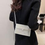 SHESRA Luxury Pearl Crossbody Evening Bag