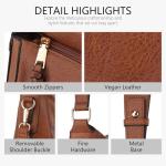 TANTOMI Women's Vegan Leather Hobo Crossbody Bag