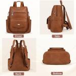 Rainsmore Designer Convertible Backpack Purse for Women