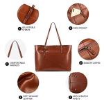 Kattee Vintage Leather Tote Bag for Women