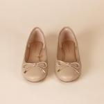 Beige Women's Billie Ballet Flats, Size 7.5