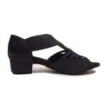 Elegant Low Heel Women’s Dance Shoes in Black