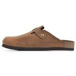 Bari Leather Clogs in Whiskey by White Mountain