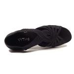 Elegant Low Heel Women’s Dance Shoes in Black