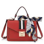 Chic Red Crossbody Handbag for Women