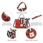 Chic Red Crossbody Handbag for Women