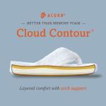 Acorn Women's Cloud Comfort Spa Thong Slippers