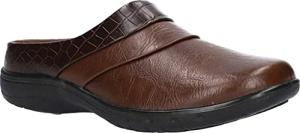 Easy Street Tan/Brown Croco Women's Mules