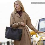 Kattee Women's Soft Leather Tote Satchel Bag