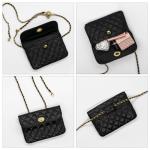 YAMEIZE Mini PU Leather Chain Belt Bag