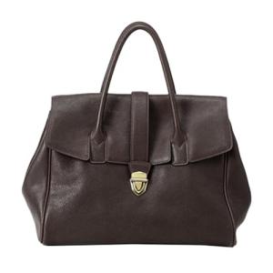 Vintage Faux Leather Tote Bag for Women