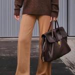 Vintage Faux Leather Tote Bag for Women